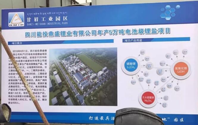 四川能投鼎盛锂业有限公司项目介绍